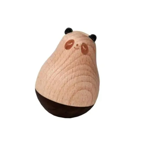 Produktbild: Ciieeo Rasseln Bookshelf Decor bücherregal Dekoration tierisches Spielzeug Holzspielzeug für Kinder Becher Babyspielzeug aus Holz Lernspielzeug hölzern Katzenspielzeug rotieren