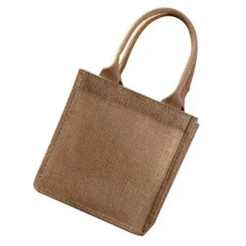 Produktbild: Ciieeo Jute-einkaufstasche Für Hochzeiten Stadion-zugelassene Geldbörsen Individuelle Einkaufstaschen Jute-sackleinen Wiederverwendbare Jute-einkaufstasche Zum Einkaufen