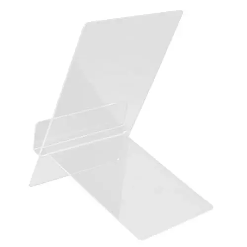 Produktbild: Ciieeo Rezeptständer aus Acryl magazinständer Gestell Staffeleien zum Ausstellen großer Schmuckständer Plattencover Halter Kochbuchständer für die Küche Desktop-Tablet-Ständer Buch steht