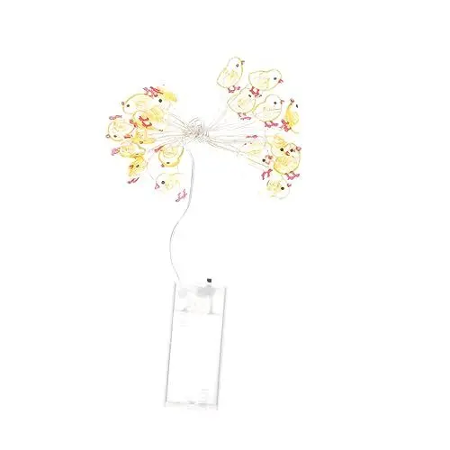 Produktbild: Ciieeo Entzückende Huhn Lichterkette Home Decor 20 Warmes Licht Für Jungen Und Mädchen Ostern Party