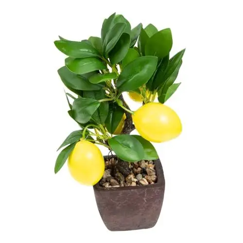 Produktbild: Ciieeo Künstlicher Zitronen-Bonsai-Baum Realistische Zitronenpflanze Für Das Home Office