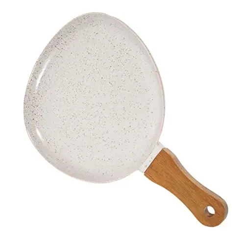 Produktbild: Ciieeo Praktische Lebensmittel Platte Küche Lebensmittel Tablett Crêpe Platte Geschirr Holz Griff Backen Platte Elegante Serviertablett