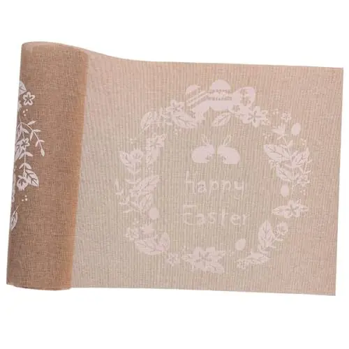 Produktbild: Ciieeo Boho Stil Ostern Tischläufer Ostern Tischdecke Frühling Home Decor Festliche Küche Zubehör