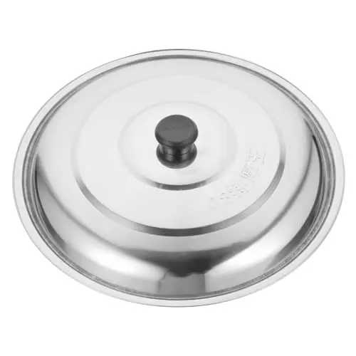 Produktbild: Ciieeo Topfdeckel aus Edelstahl 35 cm Universeller Pfannendeckel Topfdeckel Ersatztopfdeckel Topfdeckel Gewürztopfdeckel Topfdeckel Kochgeschirrdeckel für Fettbehälter
