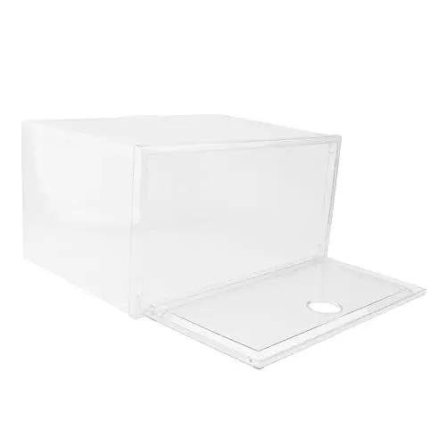 Produktbild: Ciieeo Transparente Schuhboxen 1Stk transparenter schuhkarton aus Schuhkarton mit seitlicher Öffnung Sneakerbox aus Lagerung Schublade Sneaker-Box Veranstalter Schuhboxen Transparent