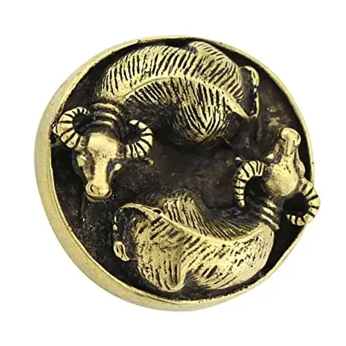 Produktbild: Ciieeo Viehfigur Feng Shui Ornament Klatschstatue Wohlhabende Figur Hausdekoration Für Zuhause Feng Shui Tierstatue Ornament Haushalt Kupferhandwerk