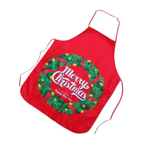 Produktbild: Ciieeo Modische Weihnachtsschürze Für Damen Im Cartoon-stil Kochschürze Für Verlobungsfeiern