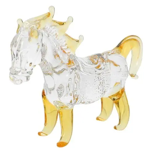 Produktbild: Ciieeo Weihnachtsschmuck Pferd Stehende Kristallstatue Eines Pferdes Als Dekoration Für Zuhause – Tierskulptur – Kunstfigur Dekoratives Sammlerstück
