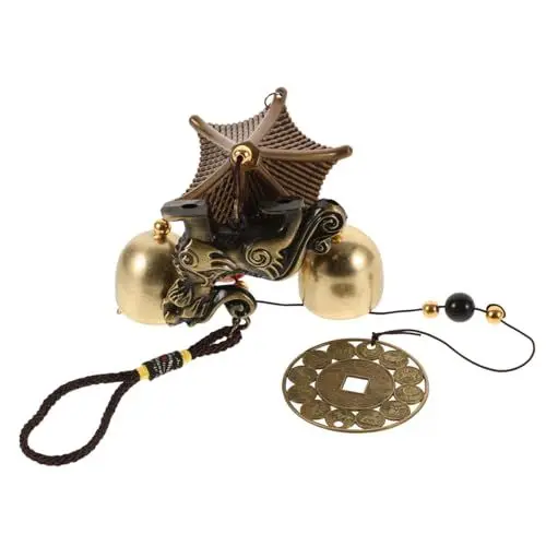 Produktbild: Ciieeo Gedenk-windspiele Chinesische Vintage-metallglocken Feng-Shui-gartendekorationen Windspiel-Ornamente Für Den Außenbereich Für Glück