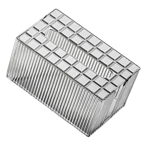 Produktbild: Ciieeo Wohnkultur Kasten Transparente Taschentuch Box Servietten-Organizer Taschentuchboxhalter Cocktail Handtuchkorb Dekor Das Haustier Rechteck Papierhandtuchpumpe