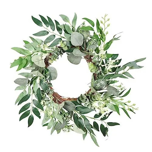 Produktbild: Ciieeo Sichere Künstliche Eukalyptusblätter 45 cm Kunstpflanzen-Kranz Girlande Für Zuhause Party Festival
