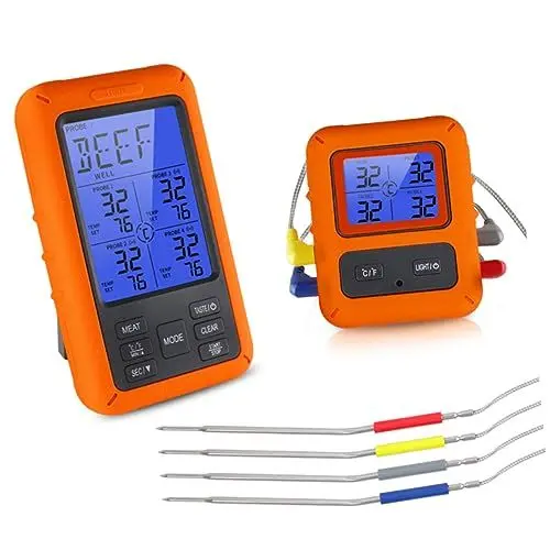 Produktbild: Ciieeo digitales Thermometer Lebensmittelthermometer für die Küche Küchenthermometer Touch-Control-Thermometer berühren