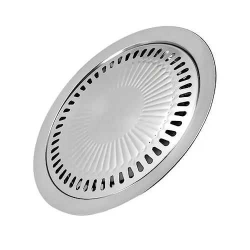Produktbild: Ciieeo stainless steel inoxlm roasting rack saucenkanne back form pfannkuchenwender backunterlage induktionskochplatte induktionskochtöpfe pfannenwender hotels Haushalt Backgeschirr Grill