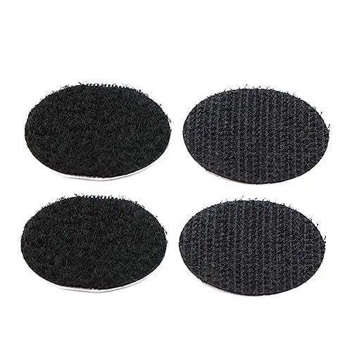 Produktbild: Ciieeo teppichschutz Teppich fixierung Teppich unterleger Teppichkleber Teppichsicherung Teppichstopper für Ecken Teppich unterlagen Teppichanker Klettband Black