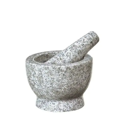 Produktbild: Cilio 0000420197 Granitmörser Salomon, Edelstahl, silber, 9,5 x 9,5 x 4,4 cm