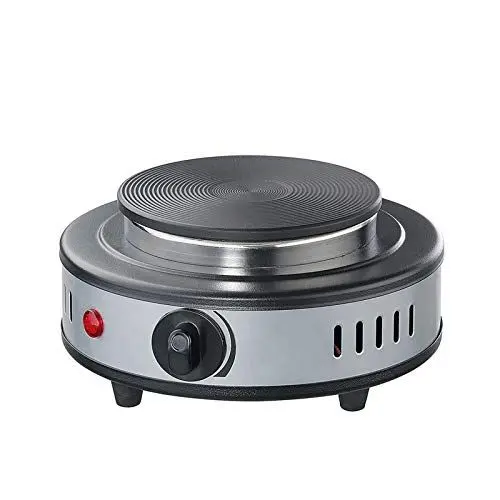 Produktbild: Cilio Mini Kochplatte CLASSIC für Espressokocher und Cappuccino , Ø 17 cm , Mobile Kochplatte ideal für Reisen, Camping oder Wohnmobil , Kontrollleuchte und Überhitzungsschutz