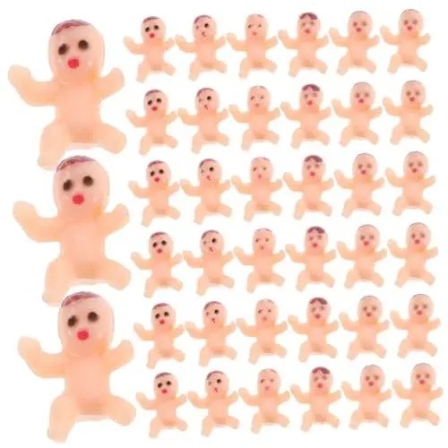 Produktbild: CIMAXIC 100St Mini-Babys für Babyparty spielzeughandys für babys babyspielzeug eisend trips für Kinder Badewanne Spielzeug Dekorationen Gefälligkeiten für die Babyparty kleines