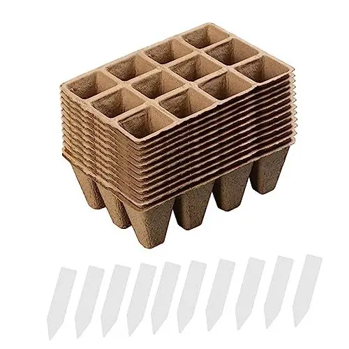 Produktbild: CIMAXIC 1 Satz 24 Stück Biologisch Abbaubare Blütenscheibe Kräutershampoo Blumen-kit Torftopf Pflanzschalen Haarpflegeset Shampoo Bio Bio-Shampoo Anlage Startdiskette Hydroponik Zellstoff