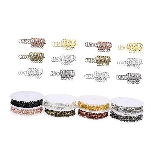 Produktbild: Kettenverschluss Schmuckherstellung Zubehör Karabinerverschluss Biegering Verbindungselemente Für Diy-schmuck
