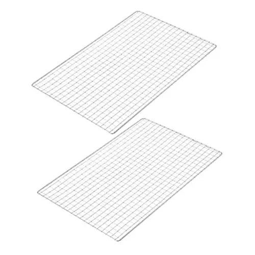 Produktbild: Net 2 Stücke Bbq Mesh Antihaft-grill Kühlung Rack Edelstahl Grill Zubehör