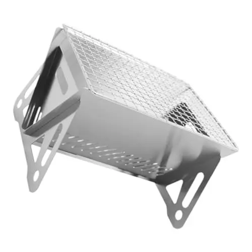 Produktbild: CIMAXIC Tragbarer Grill Klappbarer Wasserdichter Bbq Grill für Camping und Outdoor Kompakter Abnehmbarer Holzkohlegrill für und Zuhause