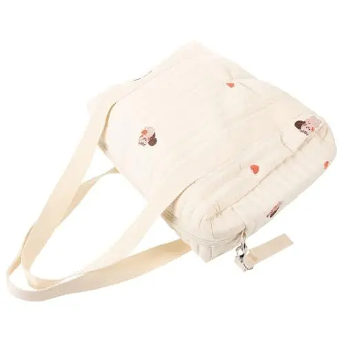 Produktbild: CIMAXIC Wickeltasche Für Kinderwagen Baumwolle Tragbar Organizer Für Unterwegs Aufbewahrungstasche Für Babyartikel Leicht Und Praktisch
