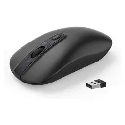 Produktbild: cimetech Kabellose Maus Kabellos, 2.4GHz Leise Funkmaus Ergonomisch mit USB Nano Empfänger, 800/1200/1600 DPI, Optische Funkmaus für Windows/Mabook/Linux (Slim-2.4G)