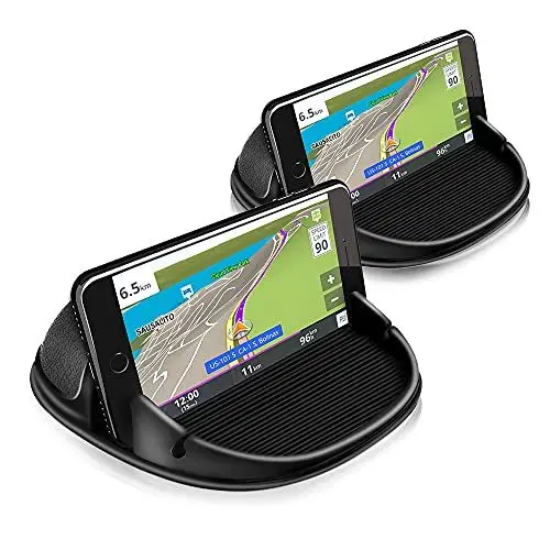 Produktbild: Cinati Handyhalter fürs Auto, Handyhalter für Auto rutschfeste Armaturenbrett Geräte kompatibel für iPhone XS Max,X,8,7,Samsung S10 S9,Huawei,andere Smartphone,2 Pack