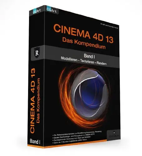 Produktbild: CINEMA 4D 13, Das Kompendium, Band 1: Modellieren – Texturieren – Rendern