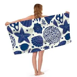 Produktbild: CINGHIA Badetücher Strandtücher Groß,Mikrofaser Strandtuch Groß 75 x 150cm,Strandhandtuch Groß,Strandtuch Mikrofaser,Großes Strandtuch für Strände,Schwimmen,Tauchen,Sport