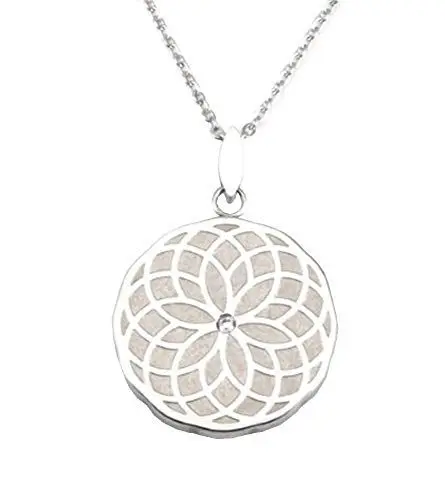 Produktbild: Circles of Life Magnetschmuck Kettenanhänger Kreise des Lebens mit Swarovski Eiskristall Energetix 4you handgearbeitete Unikate inkl. Magnetix Kette 2920