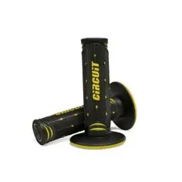 Produktbild: CIRCUIT Equipment MA0042-216 Motorradgriffe Jupiter, Schwarz/Gelb