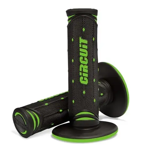 Produktbild: CIRCUIT Equipment MA0042-217 Motorradgriffe Jupiter, Schwarz/Grün