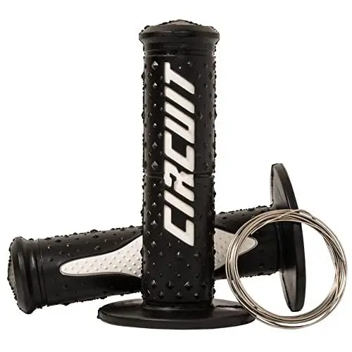 Produktbild: CIRCUIT Equipment MA008-212 Motorradgriffe Electra, Schwarz/Weiß