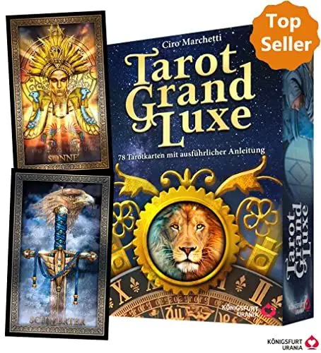 Produktbild: Ciro Marchettis Tarot Grand Luxe: 78 Tarotkarten mit ausführlicher Anleitung (Tarot Karten Deutsch)
