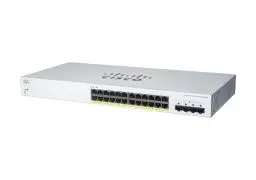 Produktbild: Cisco Business CBS220-24T-4G Smart Switch | 24 GE-Ports | 4x1G SFP | 3 Jahre eingeschränkte Hardwaregarantie (CBS220-24T-4G-EU)