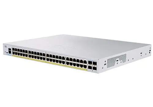 Produktbild: Cisco Business CBS350-48FP-4G Managed Switch | 48 GE-Ports | Full PoE | 4 x 1G-SFP | Begrenzter Lebenszeitschutz (CBS350-48FP-4G)