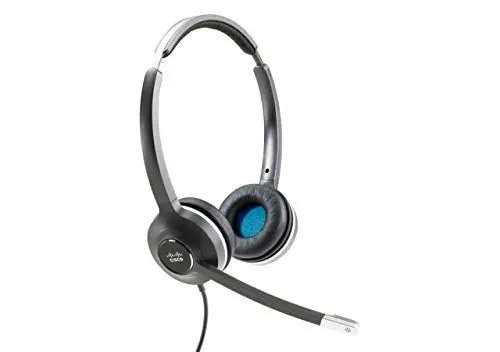 Produktbild: Cisco Headset 532, kabelgebundenes Dual-On-Ear-Schnellverschluss-Headset mit RJ-9-Kabel, dunkelgrau, 2 Jahre Garantie mit beschränkter Haftung (CP-HS-W-532-RJ=)