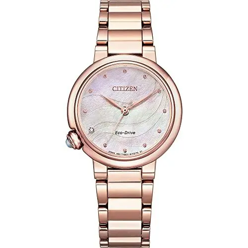 Produktbild: CITIZEN Damen Analog Quarz Uhr mit Edelstahl Armband EM0912-84Y