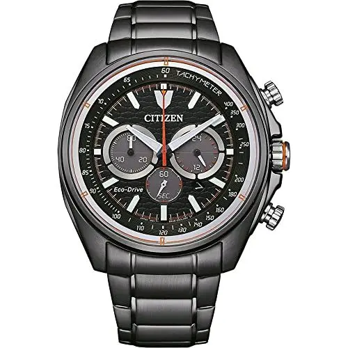 Produktbild: CITIZEN Herren Analog Japanisches Quarzwerk Uhr mit Edelstahl Armband CA4567-82H, Schwarz