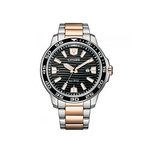 Produktbild: CITIZEN Herren Analog Quarz Uhr mit Edelstahl beschichtet Armband AW1524-84E
