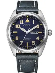 Produktbild: CITIZEN Herren Analog Quarz Uhr mit Leder Armband BM8560-29EE