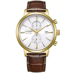 Produktbild: CITIZEN Herren Analog Quarz Uhr mit Leder Armband CA7062-15A
