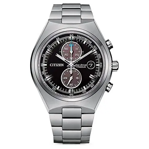 Produktbild: CITIZEN Herren Eco-Drive Solar Armband-Uhr aus Titan mit Titan Band - Chronograph - CA7090-87E