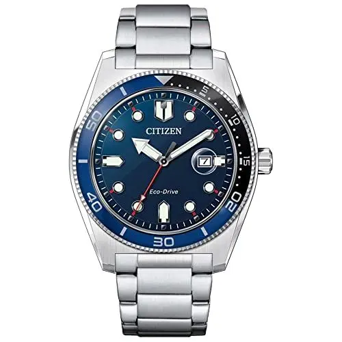 Produktbild: CITIZEN Herren Eco-Drive Solar Armbanduhr aus Edelstahl mit Edelstahl Band - AW1761-89L