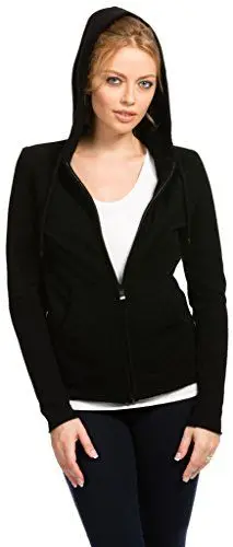 Produktbild: Citizen Cashmere Premium Wool Zip Up Hoodie Women | 100% Tibetan Yak Wool | Handgestrickt |Full Zip Hoodie | Gemütliches & schickes Sweatshirt für Frauen