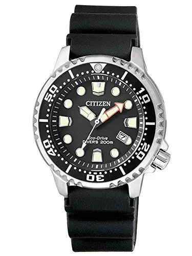 Produktbild: Citizen Damen Analog Quarz Uhr mit Polyurethan Armband EP6050-17E, Schwarz