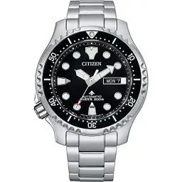 Produktbild: Citizen Herren Analog Automatik Uhr mit Edelstahl Armband NY0140-80EE, Schwarz