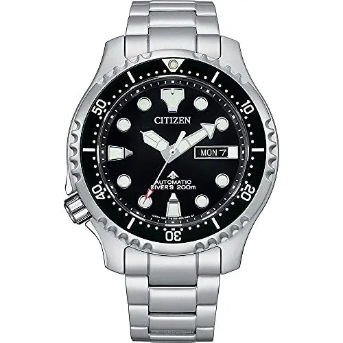 Produktbild: Citizen Herren Analog Automatik Uhr mit Edelstahl Armband NY0140-80EE, Schwarz