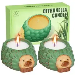Produktbild: Citronella Kerze Outdoor, 2 Stücke Camping Citronella Kerzen Natürliches Sojawachs, Geschenk für Frauen - Perfekt für Camping, Grillen, Picknicks, Garten